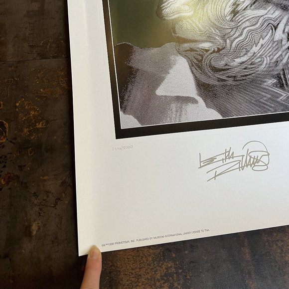 VG/NM Rolling Stones Tattoo You Cover Art Lithograph 1998 Peter Corriston, 35x22 - Picture 4 of 14